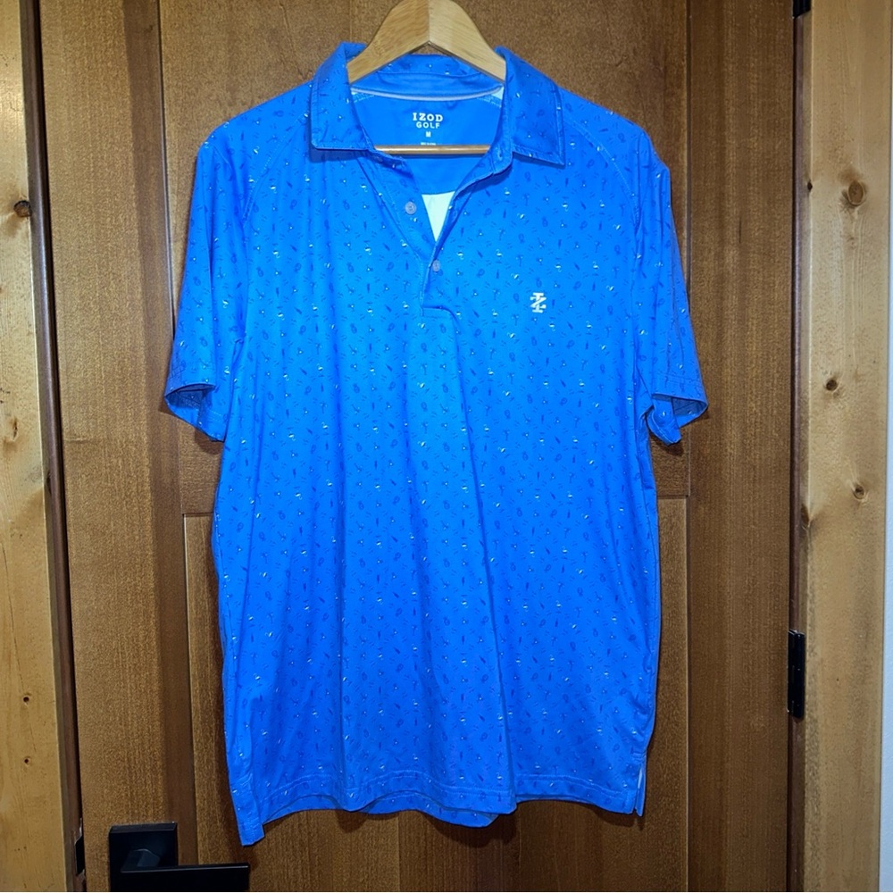 Polo Ralph Lauren Classic Fit Polo Shirt Mens M Blue Red Pony Cotton